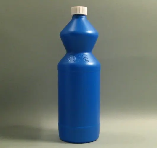 Sticla plastic 1 litru (1000ml) culoare albastru cu capac special alb